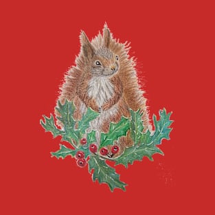 Christmas squirrel T-Shirt