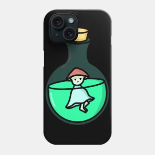 Mushroom Man In A Bottle Phone Case