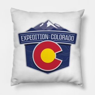 Expedition: Colorado Logo Pillow