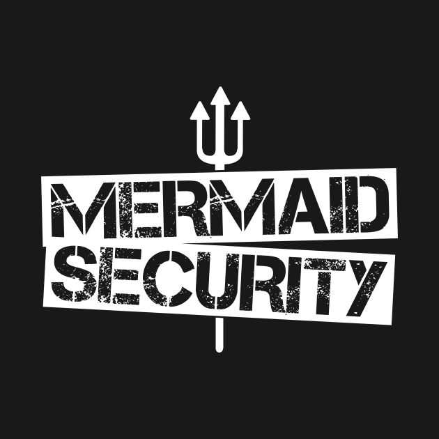 Mermaid Security Shirt Men Boys Swim Team Gift Swimmer by 14thFloorApparel