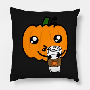 Funny Cannibal Pumpkin Spice Latte Pillow