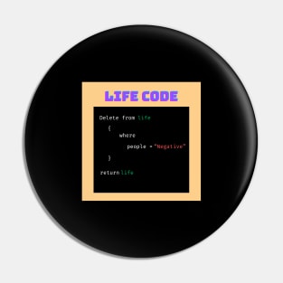 life code for developers Pin