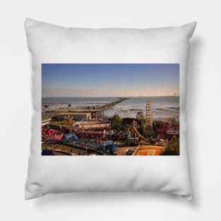 Adventure Island Southend Pier Essex England Pillow