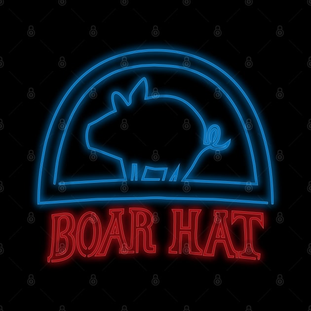 Boar Hat Neon by CCDesign