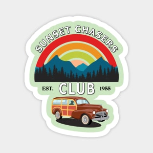 Sunset Chasers Club est. 1955 Magnet