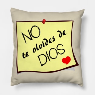 No te olvides de Dios Pillow