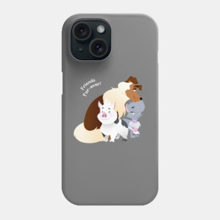 Horseland - Teeny, Shep, Angora Phone Case