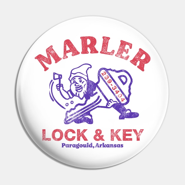 Marler Lock & Key Pin by rt-shirts