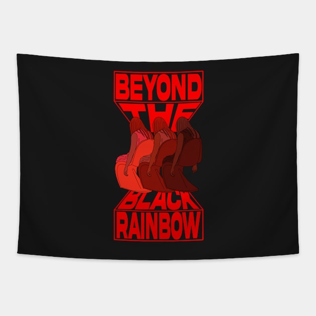 "Beyond the Black Rainbow" Tapestry by motelgemini