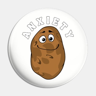 ANXIETY POTATO | Funny Mental Health, Depression, Anxiety Pin