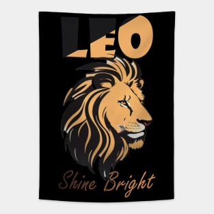 Leo zodiac sign shine bright Tapestry