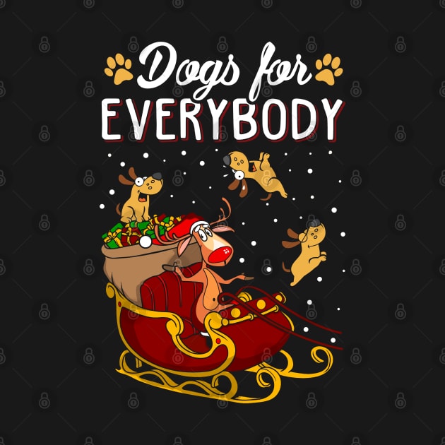 Dogs Ugly Christmas Sweater. Dogs For Everybody Matching Sweatshirts. by KsuAnn