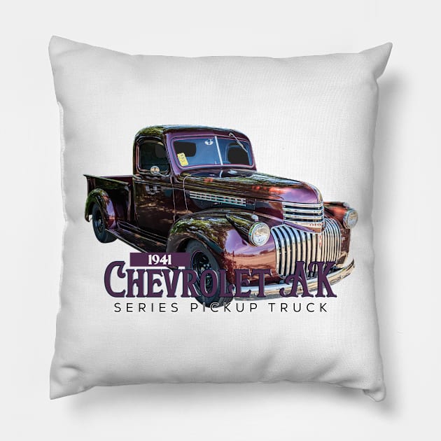 1941 Chevrolet AK Series Pickup Truck Pillow by Gestalt Imagery