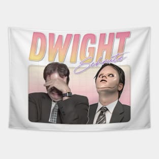 Dwight Schrute \/\ Retro Style Fan Artwork Tapestry