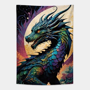 Psychedelic Dragon 3 Tapestry