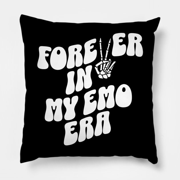 Forever In My Emo Era Pillow by MishaHelpfulKit