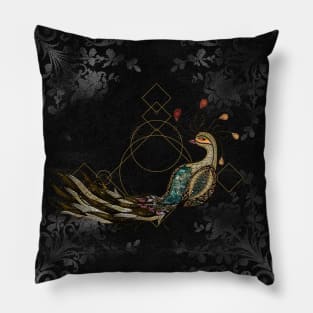 Awesome elegant  peacock Pillow