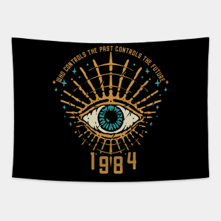 1984 George Orwell Control The Future Tapestry