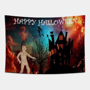 Halloween creepy mummy Tapestry