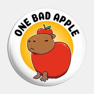 One bad apple Capybara Pin