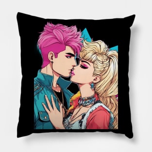 Kissing Couple Pillow