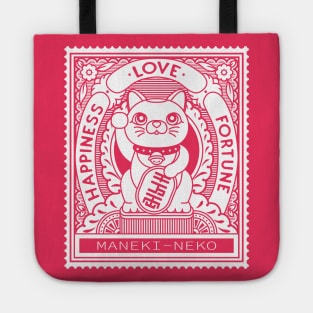 Maneki Neko Stamp Tote