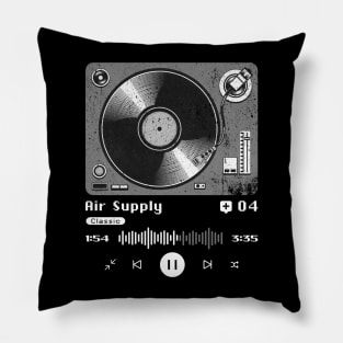 Air Supply ~ Vintage Turntable Music Pillow