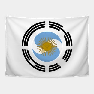 Korea Argentinian Multinational Patriot Flag Series Tapestry