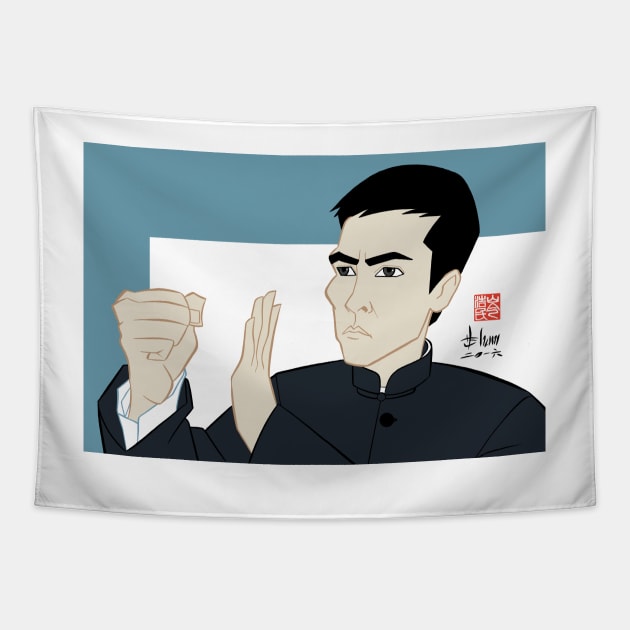 Ip Man Tapestry by howardshum