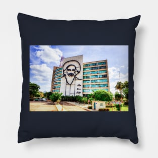 Revolution Square Camilo Cienfuegos Havana Cuba Pillow