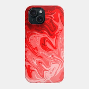 ABSTRACT LIQUIFY EFFECT SHADES OF RED COLOR Phone Case