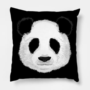 Panda Head Pillow