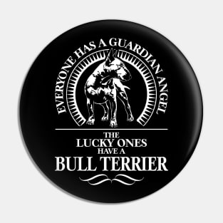 English Bull Terrier Guardian Angel dog sayings Pin