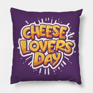 National Cheese Lover's Day – January Pillow