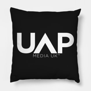 UAP Media UK Logo (White) Pillow