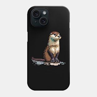 Pixelated Otter Artistry Phone Case