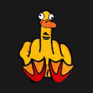 Funny Duck Middle Finger T-Shirt