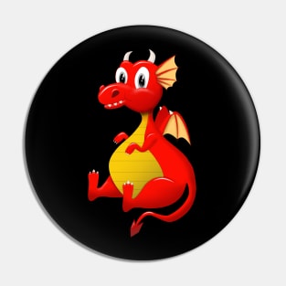 Red Dragon T-Shirt Pin