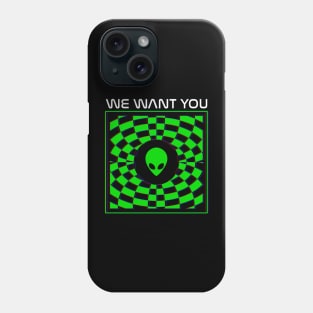 Alien want you! Phone Case