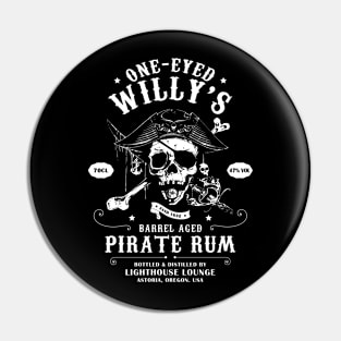 One-Eyed Willy's Barrel Aged Pirate Rum Pin