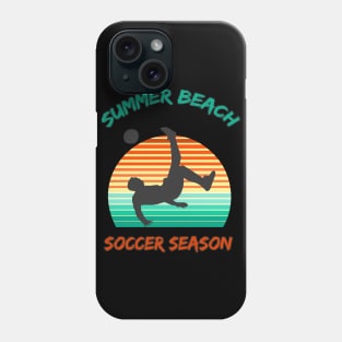 Summer Beach Soccer Season Phone Case