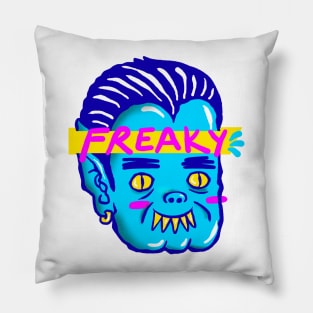 freaky man Pillow