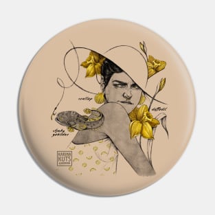 Yellow Witch Pin