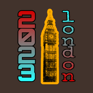 Happy New Year London 2023 T-Shirt T-Shirt