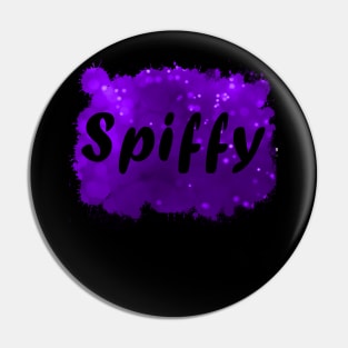 Spiffy Funny 80's Design Pin