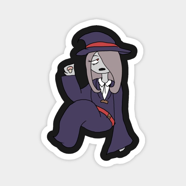 Sucy Manbavaran Chibi Sticker, Button, + Others Magnet by nhitori