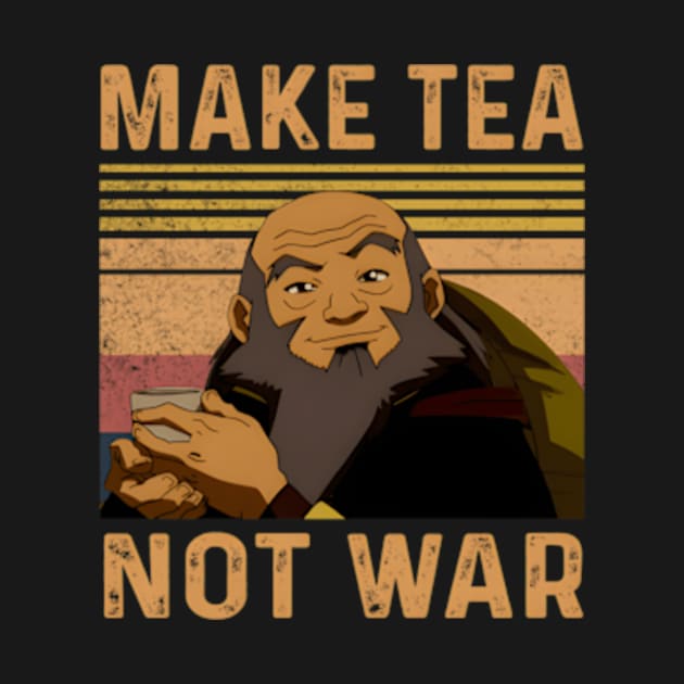 Make Tea Not War Peaceful Samurai Tea Drinker by jasper-cambridge