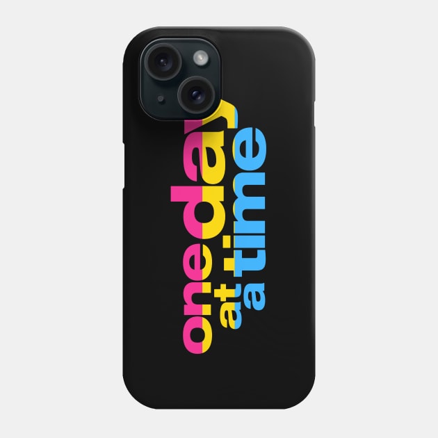 Pan Pride / One Day at a Time Logo Phone Case by brendalee