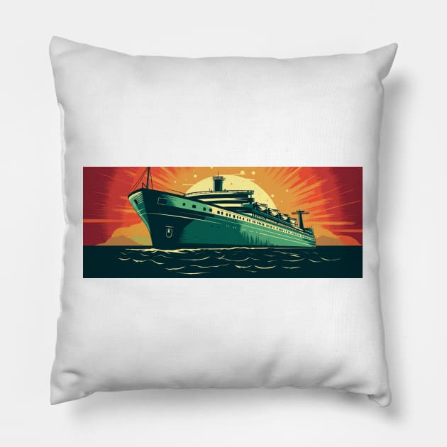 Cruise Ship Explorer: Discover the World's Treasures from the Comfort of Your Ship Pillow by CreativeWidgets