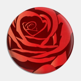 Red Rose Pin